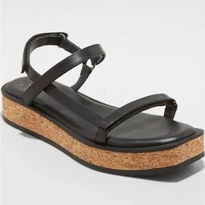 A New Day Nova Wide size 6.5 Platform Sandals NWOT